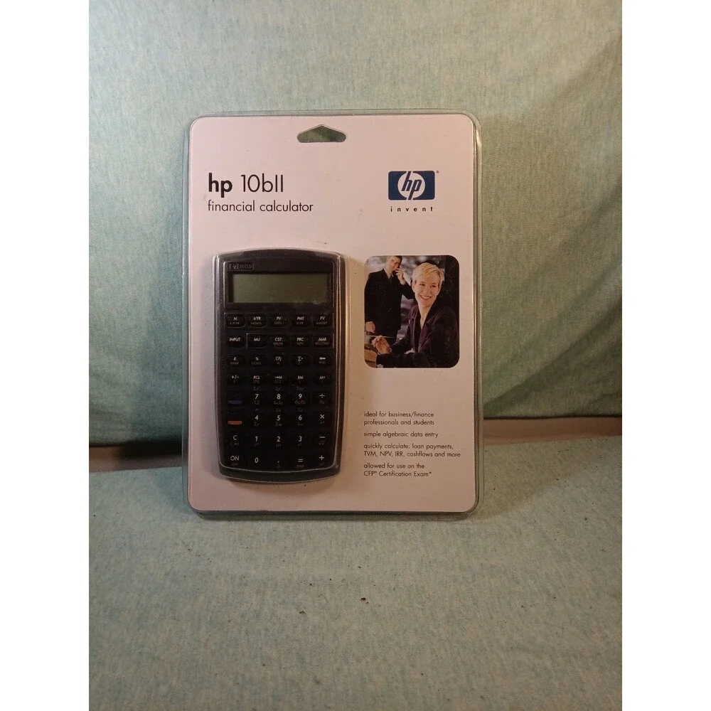 HP HP-10BII Financial Calculator - Black new